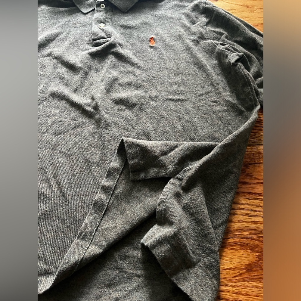 Polo Ralph Lauren Long Sleeve Loden Green Cotton Shirt Size XL - Picture 4 of 9